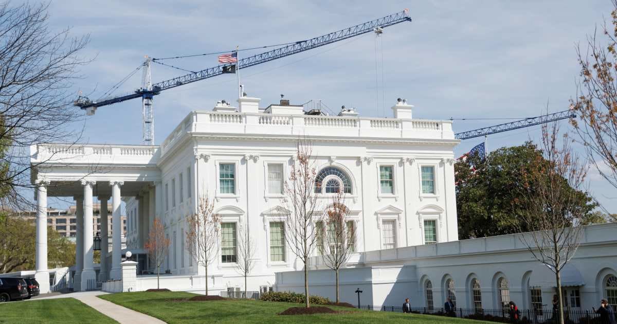The Supreme Court justices split 5-4 and blocked lower court decisions that tried to pause the construction of the White House ballroom (AP Photo/Tom Brenner)