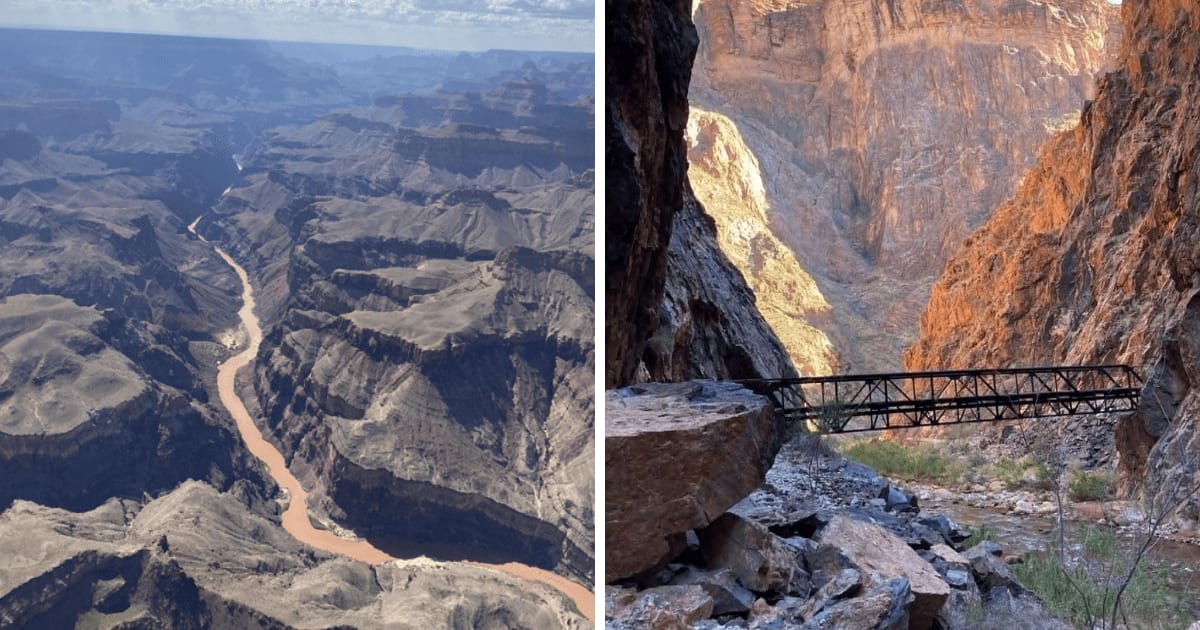 Jeff McGarvin, a 40-year Grand Canyon hiking veteran, shares his observations on the deadly flooding and the destruction left behind (AP Photo and Photo supplied by Jeff McGarvin)