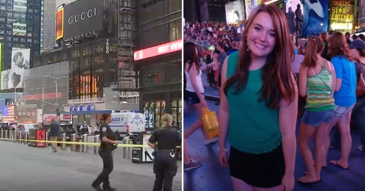Erin Piacenti, a 32-year-old Bank of America vice president has been identified as the woman fatally stabbed in Times Square (WABC via AP/ Erin Guiltinan, Facebook)