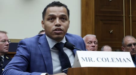'I hold you responsible': Emotional dad of child disabled after illegal migrant crash confronts Democrats