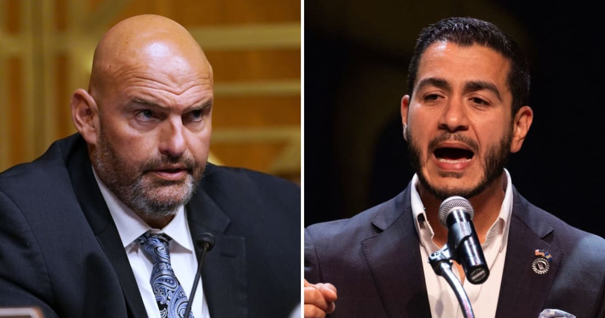 During an appearance on Hannity, Fetterman accused El-Sayed of supporting Sharia law, Iran, Hamas, defunding the police (Getty Images)