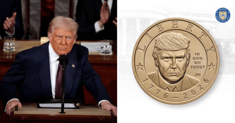 Explained: The legal loophole that put Trump's face on a $1 coin while he's alive