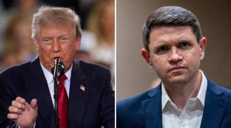 Trump claims Texas Dem candidate James Talarico ‘eats meat’ then ‘throws up all over the place’