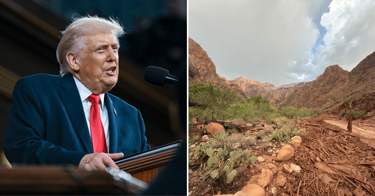 Claims began circulating online, alleging that Trump diverted 300 first responders to Washington to work on his administration's beautification projects (Getty Images)