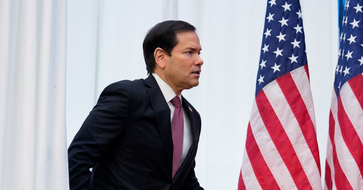 Secretary of State Marco Rubio takes the stage to speak during the Foundry School launch event at the Institute of Peace on September 3, 2026, in Washington, DC (Getty Images)