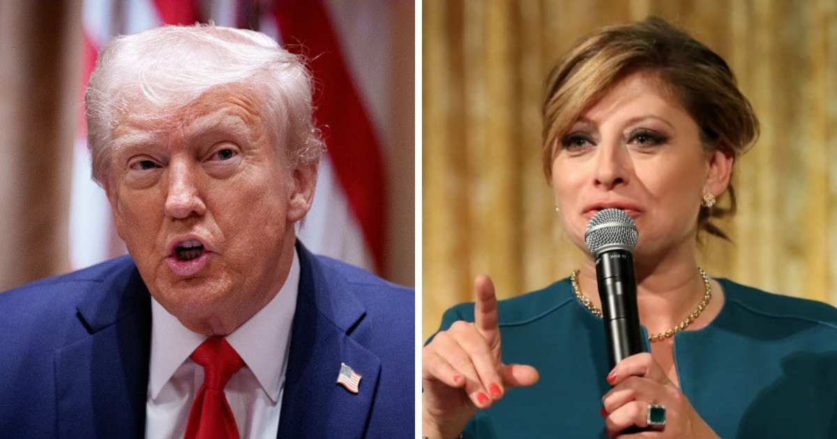 President Donald Trump praised Maria Bartiromo on Truth Social after Fox News announced her departure from the network on Thursday, September 3 (Getty Images)