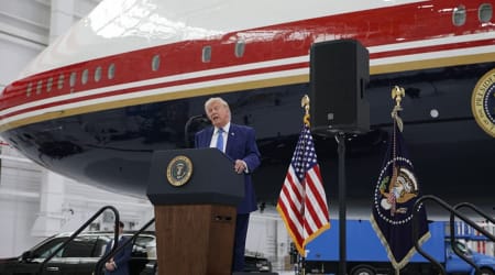 Trump to use Qatari 'flying palace' again after secret plane switch