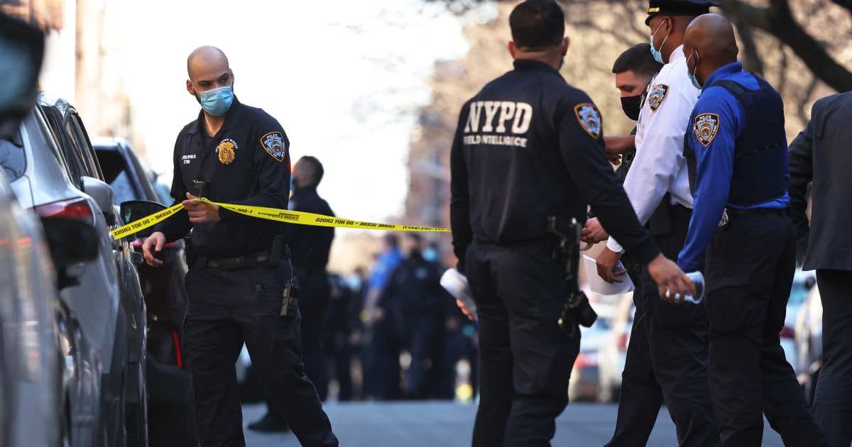 A man was shot dead by NYPD after climbing Brooklyn Bridge cables and approaching officers with a knife (Getty Images)