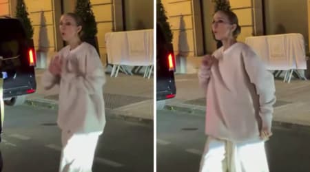 Viral video shows Celine Dion dancing for fans during Paris night out