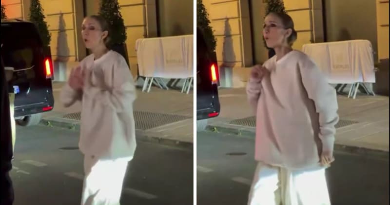 Viral video shows Celine Dion dancing for fans during Paris night out