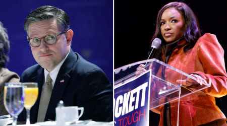 Fact Check: Did Mike Johnson move Jasmine Crockett's office to a filing room without windows?