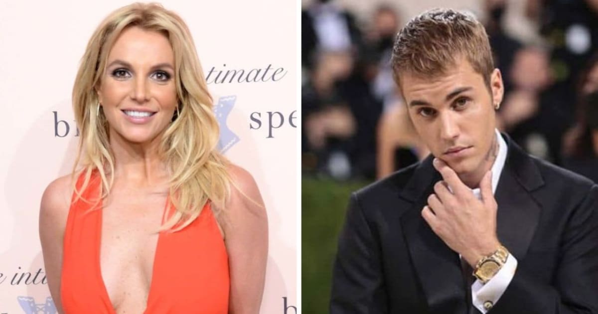 Britney Spears shared a Justin Bieber quote about self-worth in a new Instagram post (Getty Images, Dimitrios Kambouris/Getty Images)