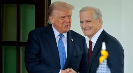 Fact Check: Is the viral image of Trump's text to Norwegian PM graded in red ink real?