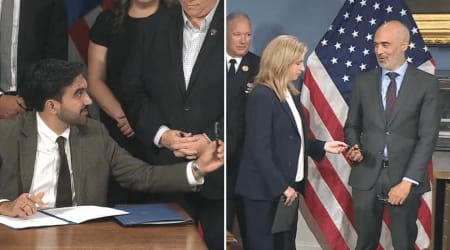 Mamdani hands 9/11 ceremony pen to aide who once represented al-Qaeda operative