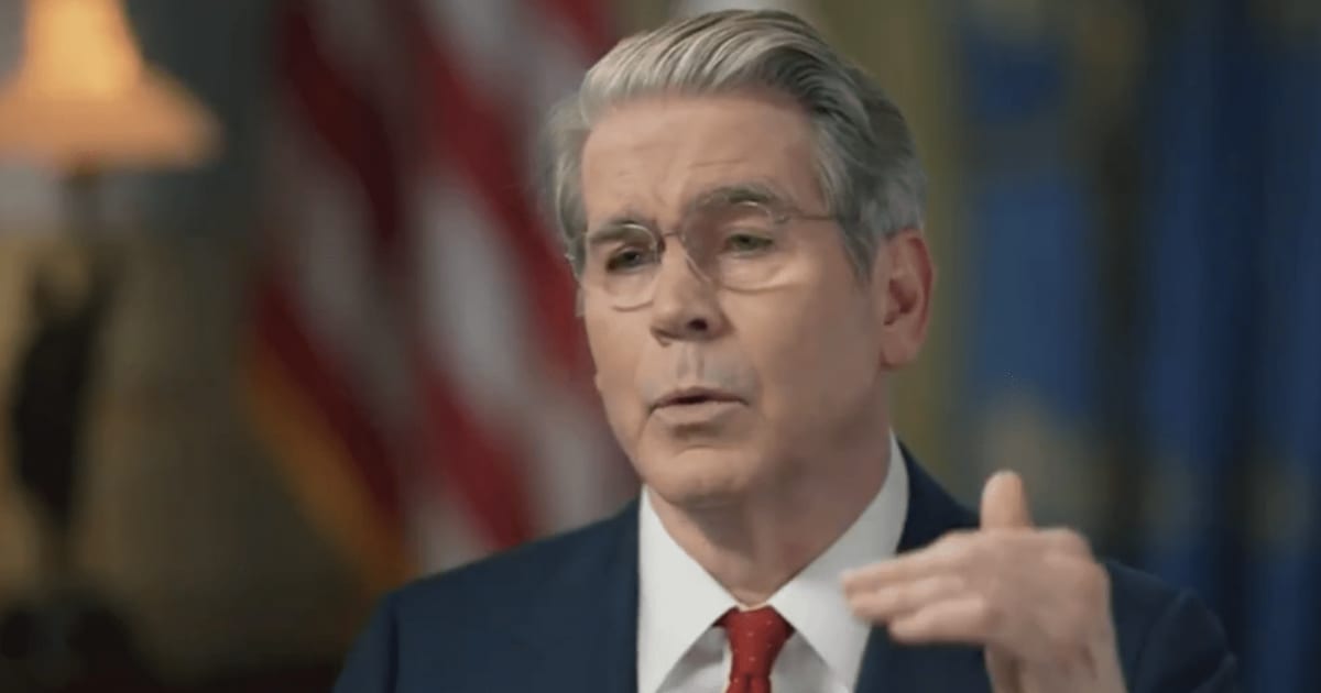 Scott Bessent said oil prices could fall sharply after the Iran conflict ended (Screengrab/Fox News)