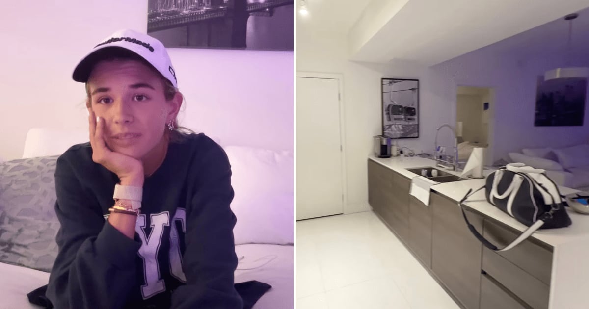 Kai Trump gave fans a glimpse inside her new off-campus apartment at the University of Miami (@KaiTrump/YouTube)