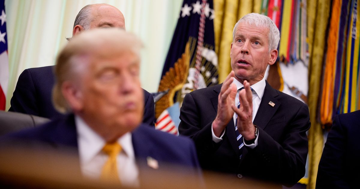 Energy Secretary Chris Wright described a widening military and economic campaign while defending the administration's pressure on Tehran (Andrew Harnik/Getty Images)