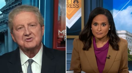 'You've got better hair': Kennedy leaves Kristen Welker visibly awkward on 'Meet the Press'