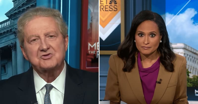 'You've got better hair': Kennedy leaves Kristen Welker visibly awkward on 'Meet the Press'