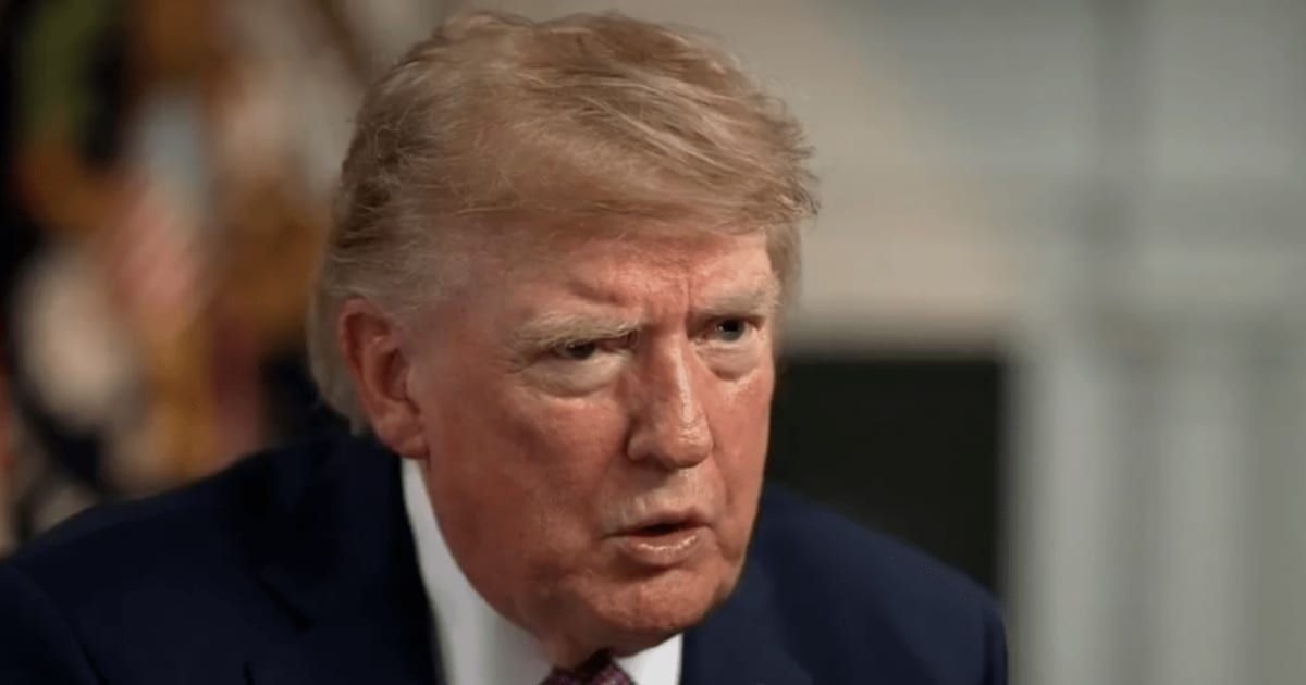 Ahead of the 25th anniversary of 9/11, Donald Trump recalled looking out from his apartment in Midtown Manhattan and seeing the second plane hit the World Trade Center (Screengrab/Fox News)