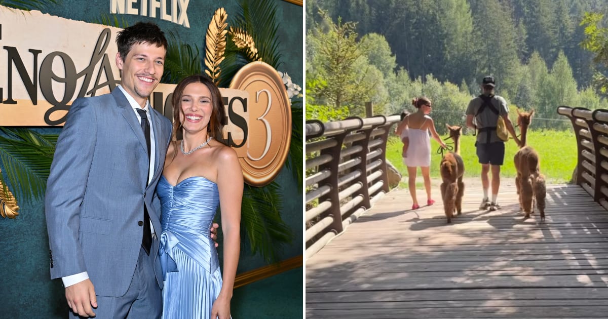 Millie Bobby Brown took to Instagram to share photos and videos from her recent trip to Italy with Jake Bongiovi and their daughter (Getty Images, @milliebobbybrown/Instagram)