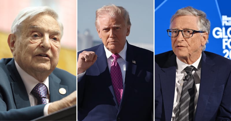 Trump's lawsuit threat just expanded to deep pockets, with Soros and Gates in his sights