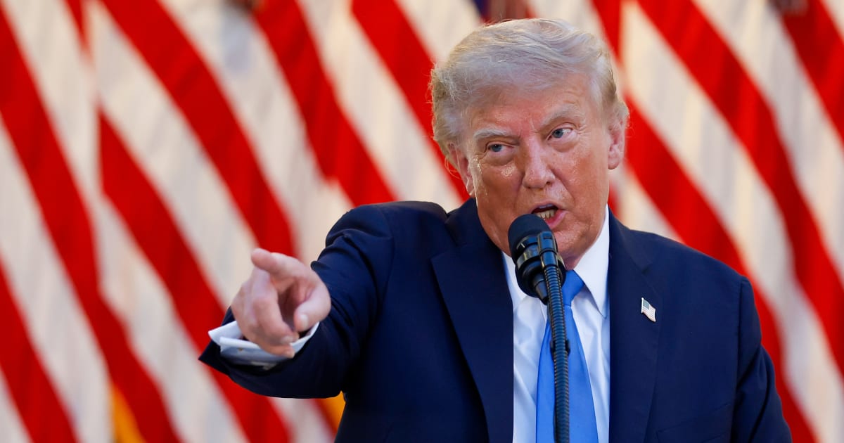 President Donald Trump speaks as he hosts a dinner in the Rose Garden at the White House on September 2, 2026, in Washington, DC (Getty Images)