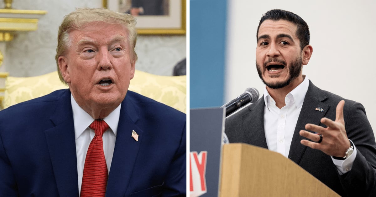 Senate candidate Abdul El-Sayed said President Donald Trump's attention could give him a 'gigantic platform' during the midterm elections (AP Photo, Getty Images)