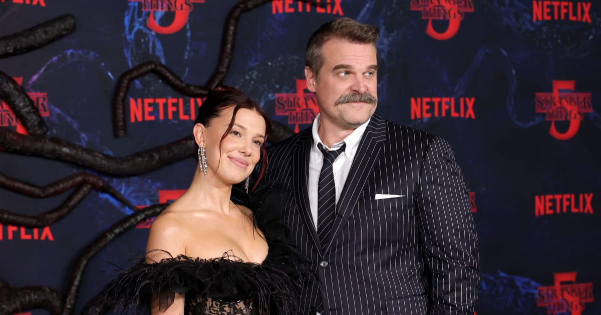 Millie Bobby Brown and David Harbour will soon be seen together in an A24 series written by Jack Thorne (Kevin Winter/Getty Images)