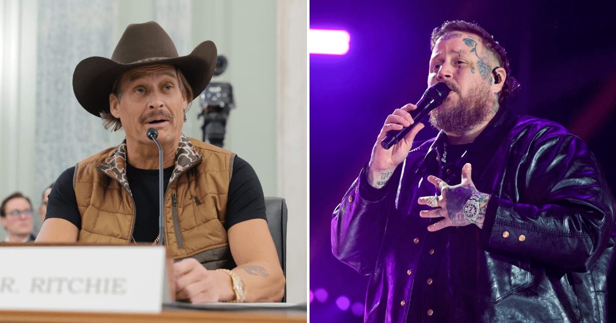 A social media post claims that Kid Rock said Jelly Roll will never be part of his 'Rock and Rodeo' festival for joking about President Donald Trump (Getty Images)