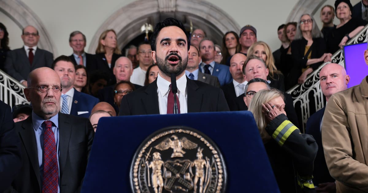 New York Mayor Zohran Mamdani speaks during a press conference on the release of 9/11 related documents at City Hall on September 08, 2026 in New York City (Michael M Santiago/Getty Images)
