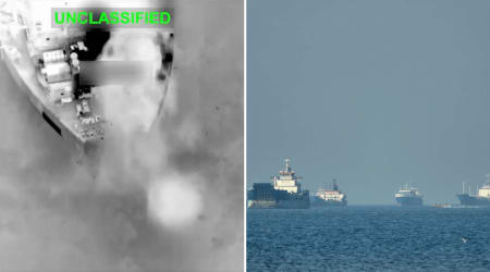 US strikes five Iranian oil tankers, as Iran fires missiles at US bases in Jordan