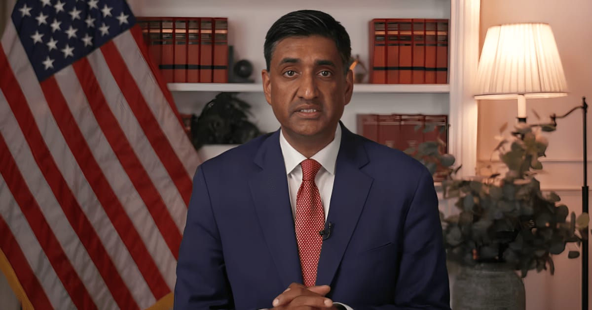California Democrat Ro Khanna urged Congress to protect local election officials' authority as the dispute moved toward the midterms (@RoKhanna/X)