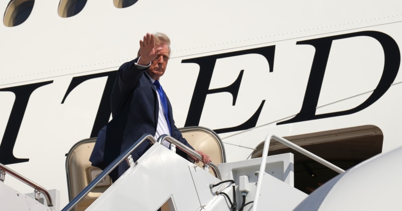 'Is this plane safe?' Trump answers after emergency slide deploys on Qatari jet