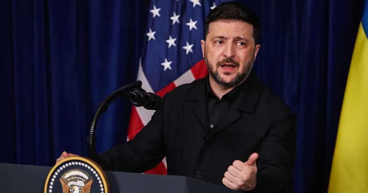 Ukrainian President Volodymyr Zelenskyy plane was nearly struck by a drone while taking off from Moldova (Joe Raedle/Getty Images)