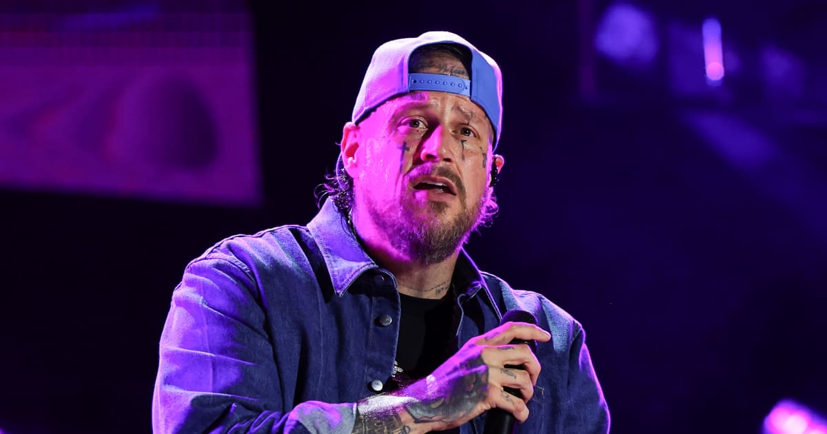 Jelly Roll performs onstage at Nissan Stadium during CMA Fest 2026 day one on June 04, 2026 in Nashville, Tennessee (Terry Wyatt/WireImage)