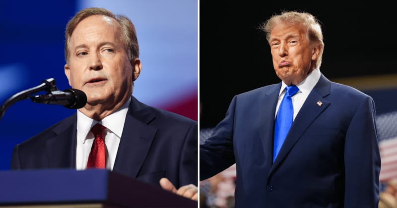 ‘He may not be the best-looking guy’: Trump’s blunt take on Paxton’s wardrobe and why he backs him
