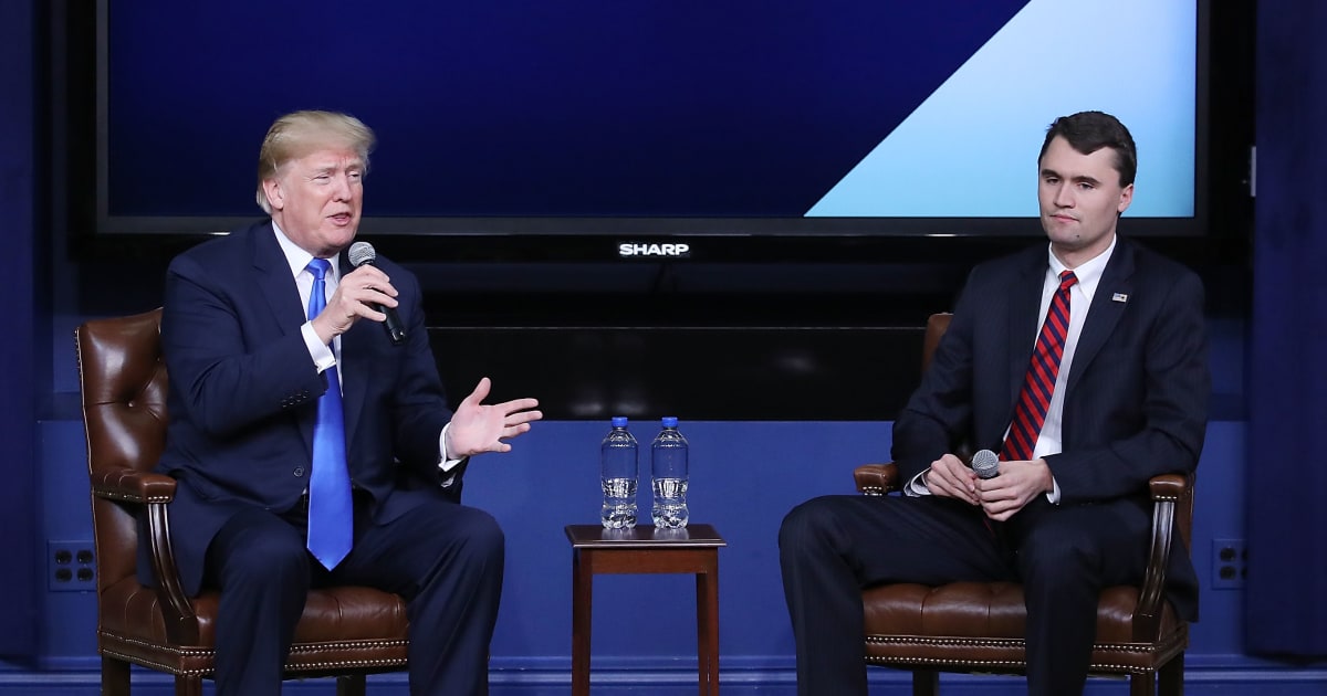 Donald Trump commemorated the upcoming one-year anniversary of Charlie Kirk's death on the first day of the 2026 Republican National Convention (Getty Images)