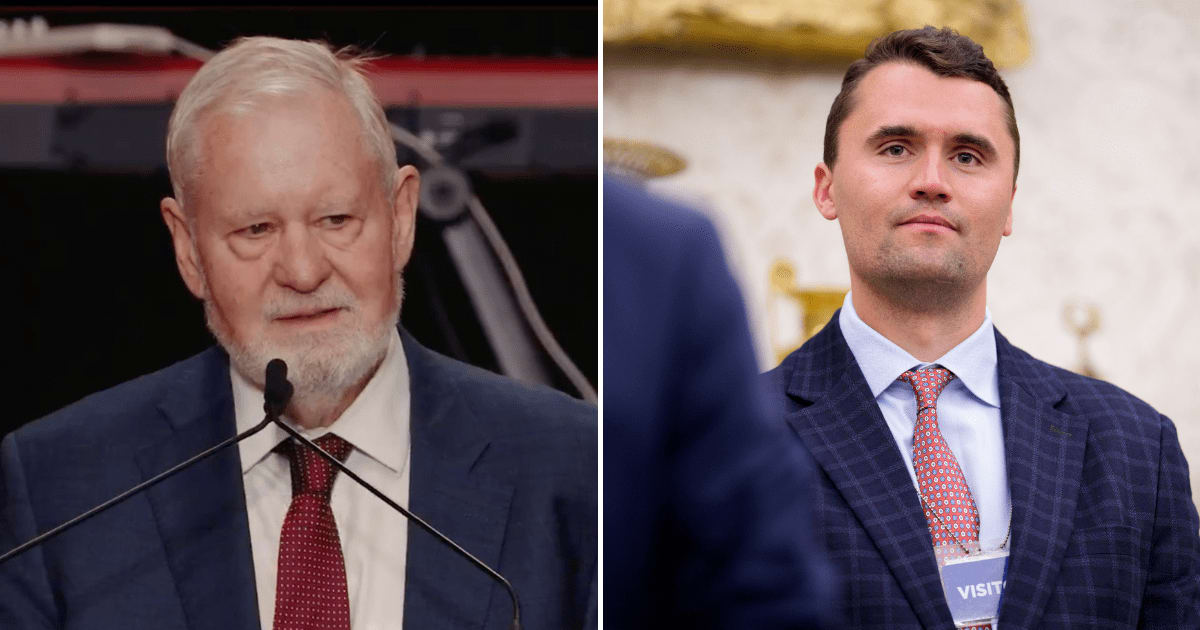 Larry Arnn recalled his first meeting with Charlie Kirk and the promise he fulfilled (@DrLarryArnn/X, Getty Images)