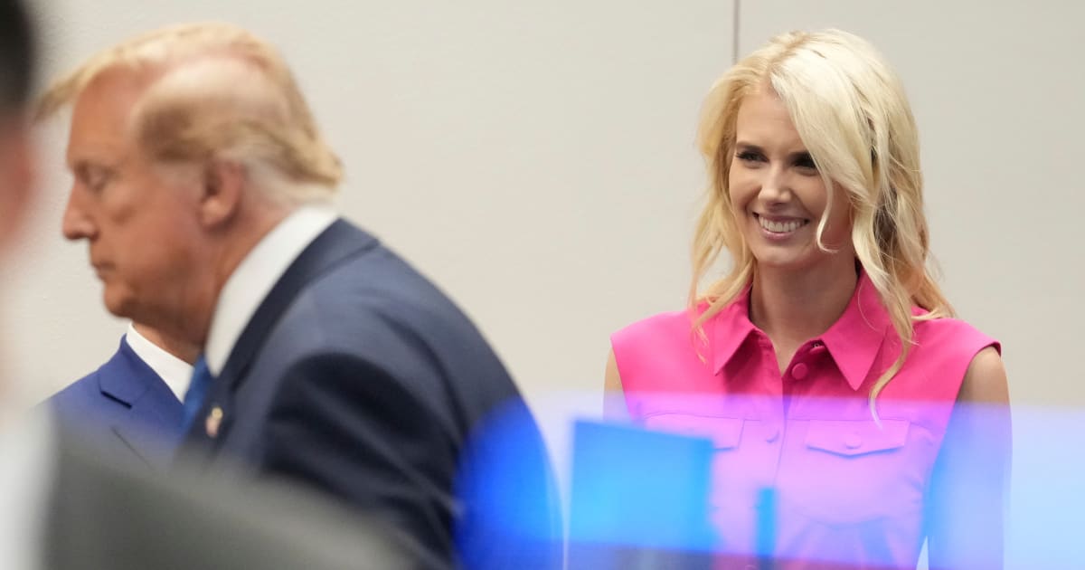 A social media rumor claims President Donald Trump defended White House aide Natalie Harp after she allegedly shared nuclear codes on social media (AP Photo/Mark Schiefelbein)