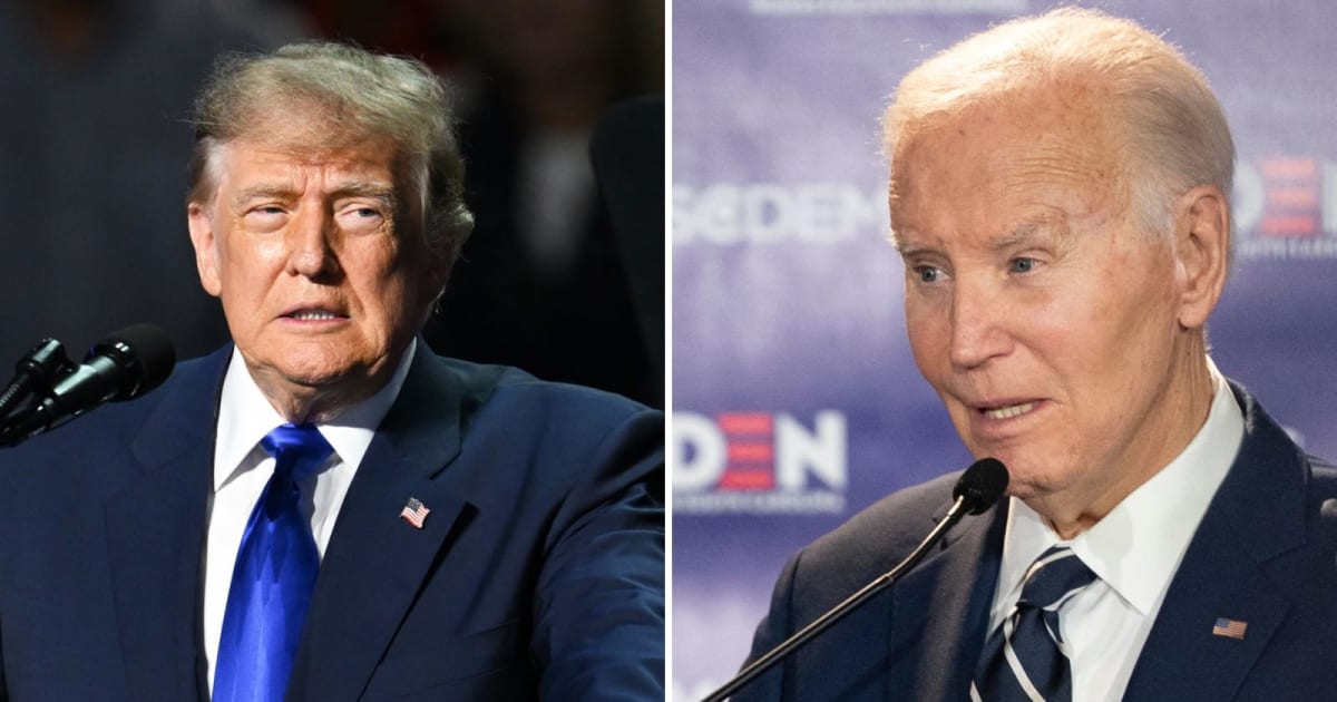 Trump has repeatedly cited Biden's public appearances while criticizing his time in office (Getty Images)