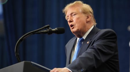 Trump goes from 'great genetics' to 'great blood' while praising Medal of Honor chair