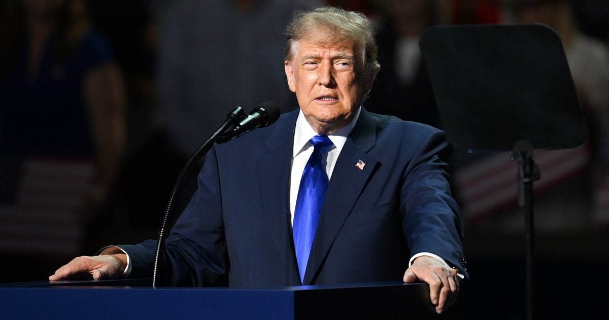 Donald Trump defended his proposed $5,000 payment to adult Americans and said tariff revenue and economic gains under his administration would make it possible (Getty Images)