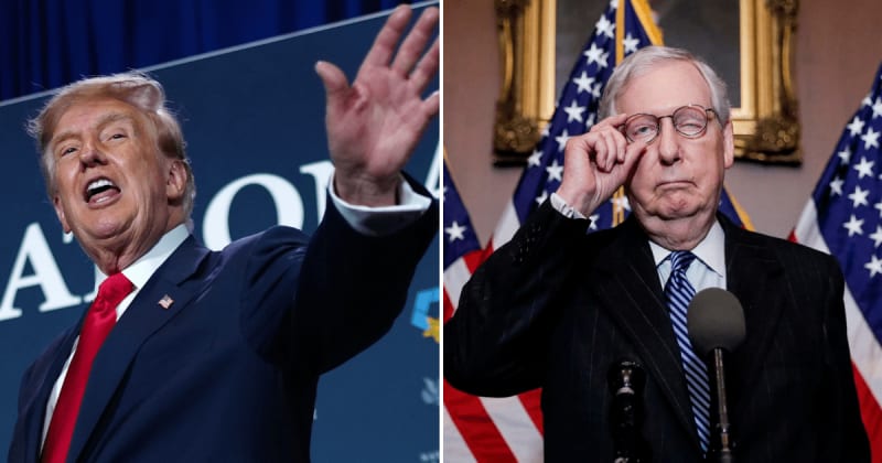 Fact Check: Did Trump explain why Mitch McConnell missed GOP midterm convention?