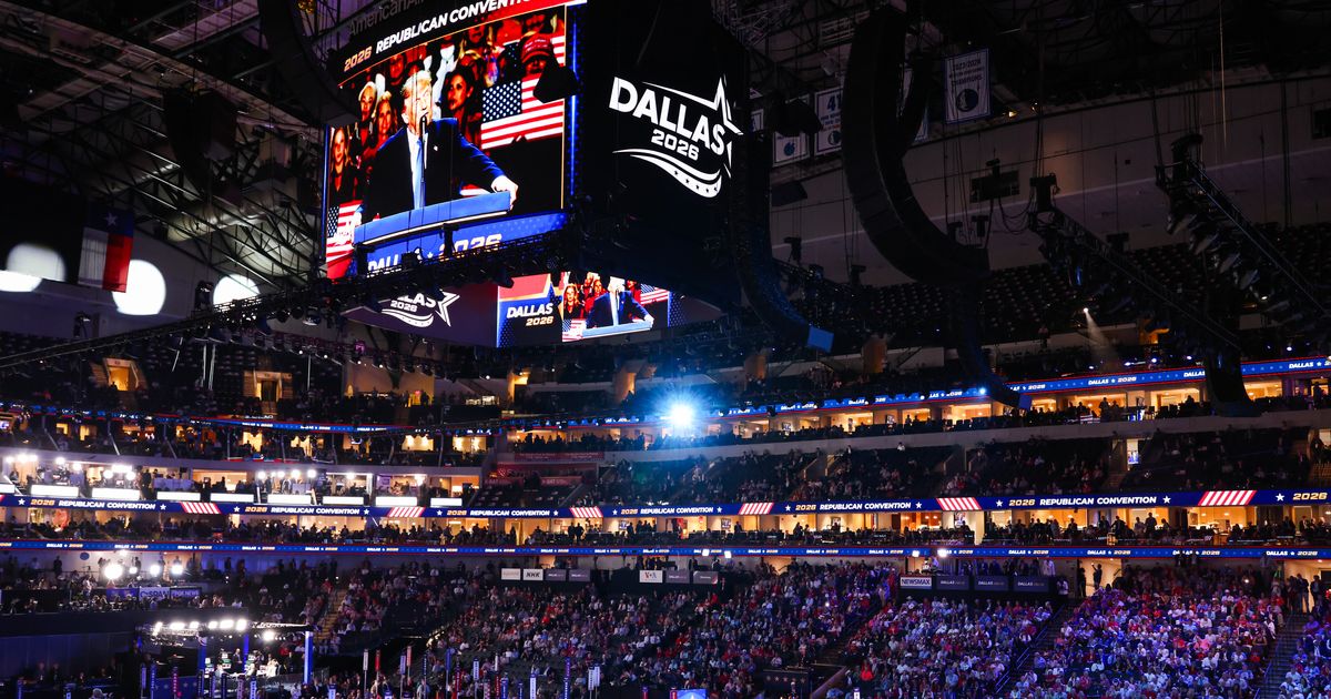 President Donald Trump and top Republicans gathered in Dallas for a two-day convention designed to energize voters ahead of November's midterm elections (Tasos Katopodis/Getty Images)