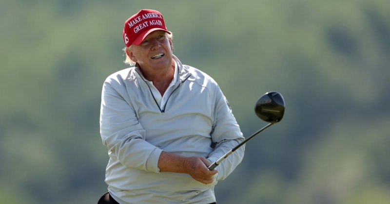Trump admits he'd cheat at golf if he could, but Secret Service has one big problem for him