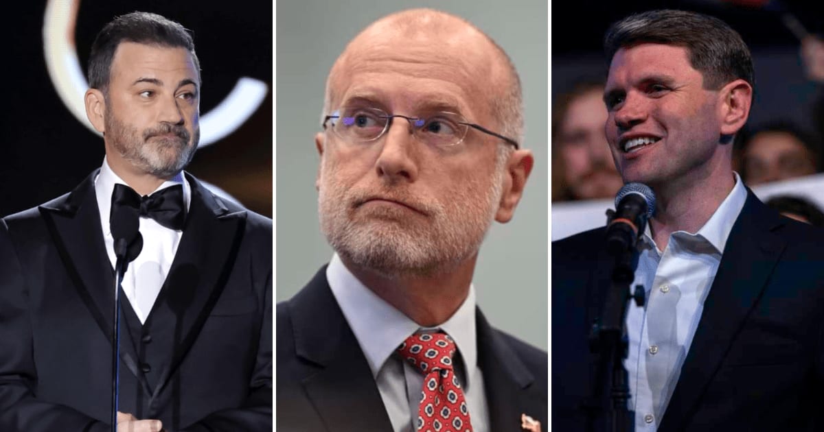 FCC Chairman Brendan Carr accused Texas Senate candidate James Talarico of using his Jimmy Kimmel interview to generate attention and campaign donations (Getty Images)