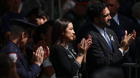 Fact Check: Are Mamdani and AOC banned from future 9/11 ceremonies after giggling during event?