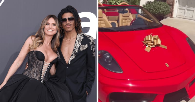 Heidi Klum surprises son Henry with a Ferrari in viral 21st birthday video