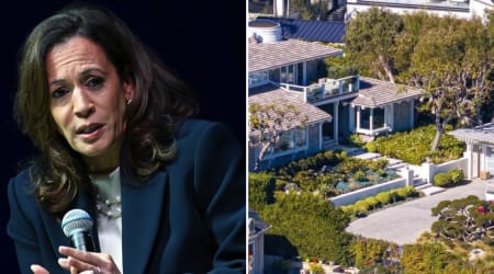 Police called to Kamala Harris’ Malibu home after mystery woman returns